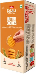 Sabala Crunchy Millet Cookies, Certification : FSSAI Certified