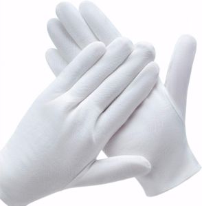 Plain Cotton Gloves Free, Gender : Unisex