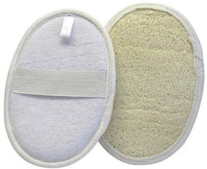 Wood Fiber Loofah, Color : White, Yellow 20cm