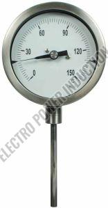 Stainless Steel Mechanical Temperature Gauge, Color : Silver