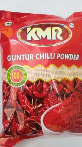 KMR Guntur Red Chilli Powder 2%, Packaging Type : Plastic Pouch