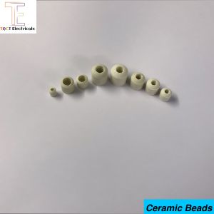 Steatite Ceramic Beads, Color : Off White
