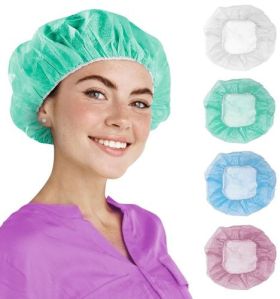 Non-woven Polypropylene Disposable Bouffant Cap, Gender : Unisex