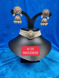 Designer American Diamond Necklace Set