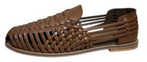 Leather Mens Braided Sandals Standard Casual Wear