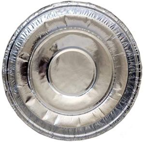 Plain Round 8 Inch Silver Paper Plate