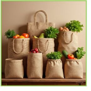 Plain Jute Bag, Packaging Type : Brown, Closure Type : Open