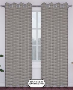 Berlin Jacquard Curtain – Grey | Design no.1005 | SR.no. 28| Ring Style