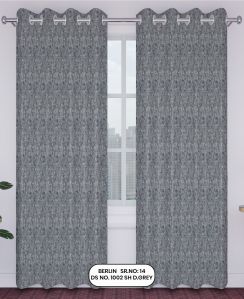 Berlin Jacquard Curtain – D-Grey | Design no.1002 | SR.no. 14 | Ring Style