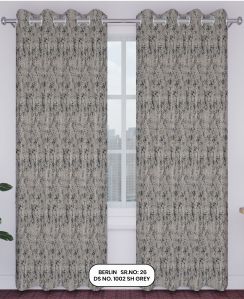 Berlin Jacquard Curtain –grey | Design no.1002 | SR.no. 26 | Ring Style