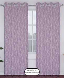 Berlin Lavender Design Ring Style Jacquard Curtain
