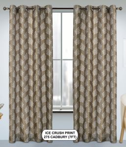 Ice Crush Print 275 Cadbury Light Window Curtains