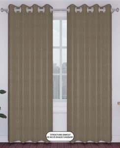 Structure Dimout Design 15 Shade Cadbury Polyester Curtains