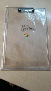 Plastic Transparent Exam Pad (Breakable )
