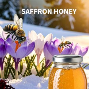 Kashmiri Saffron Honey