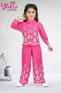 Cotton Kids Embroidered Western Dress Casual Wear