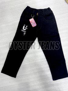 Black Stretchable Boys Denim Jeans Casual Wear 22x30
