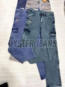 Boys Cargo Style Stretchable Denim Jeans Everyday Wear