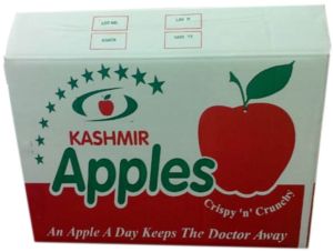 Apple Corrugated Boxes, Color : Multicolor