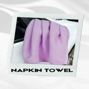 Solid Color Lilac Napkin Towel 40 X 40 Cm / 16 X 16 Inch