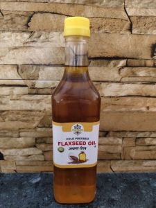 Cold Pressed Flaxseed Oil, Color : Golden Yellow