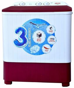 Akai AKSW-6511RD 6.5 Kg Semi-Automatic Washing Machine