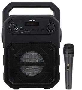 Akai PM200 20W Bluetooth Party Speakers, Color : Black