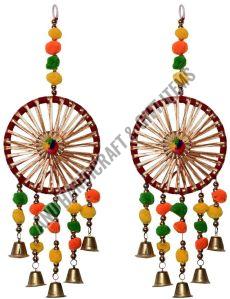 Anu Handicrafts Gift Items Decorative Hanging Bell, Shape : Round