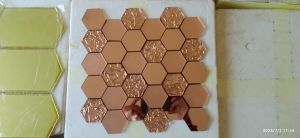 Polished Glass Mosaic Tiles, Brand Name : Kalista International