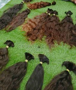 Natural Unprocessed Remy Human Hair, Color : Black, Brown