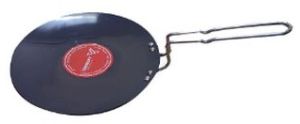 260mm Yashika Hard Anodized Cookware Tawa, Packaging Type : Black