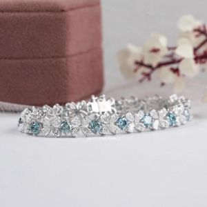 7.60 CT Round Cut Diamond Bracelets