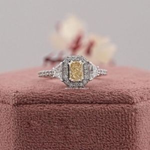 Radiant Cut Lab Grown Diamond Ring