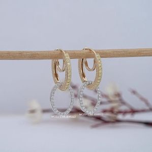 Round Cut Moissonite Earrings