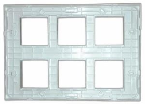 Anchor Wooden Finish Modular Switch Plate