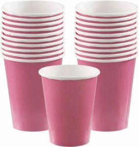 5oz Pink Disposable Paper Cups