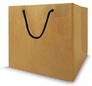 Brown High Quality Paper Courier Bag