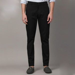 Plain Mens Cotton Pants, Color : Black, Waist Size : 28-30-32-34-36