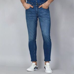 Plain Mens Denim Jeans Casual Wear, Technics : Machine Made