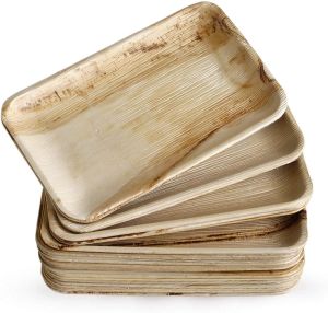 Areca Palm Leaf Rectangular Plates