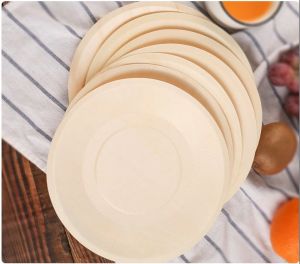 Barkwood Round Plate