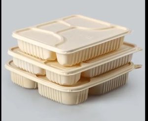 Cornstarch Multi Compartment Food Container