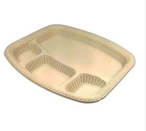 Cornstarch Multi Compartment Plate