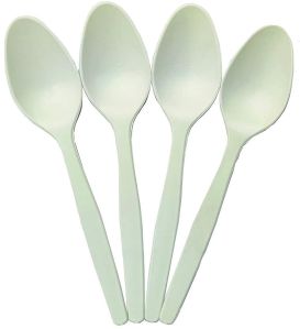 Cornstarch White Spoon