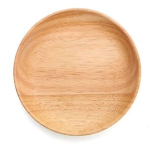 Pinewood Round Plate