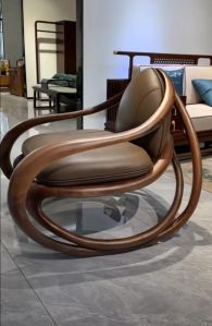 Single Seater Modern Wooden Chair, Color : Brown ( Base )