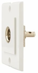 Polycarbonate (PC) SU-011 T.v. Socket, Packaging Type : White