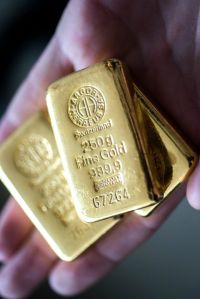 99.99% Golden Argor Heraeus Cast Gold Bar