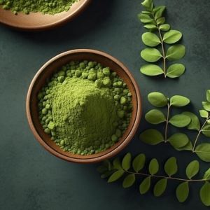 Organic Moringa Powder, Color : Green