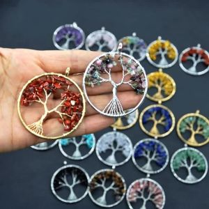 Gemstone Tree Pendant